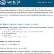 Stock Requests: November 2021