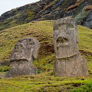 Statues of Easter Island: Susan Seubert for National Geographic